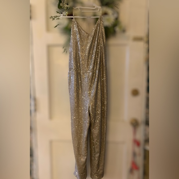NWT Free People Sequin Jumpsuit - Picture 4 of 10